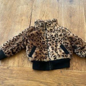 Urban republic brand girls fur jacket